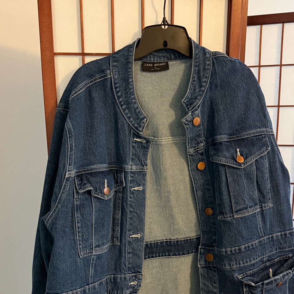 Lane Bryant Classic Blue Denim Jacket